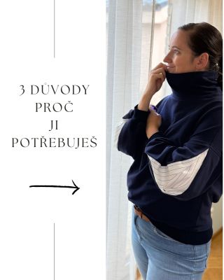 Když se spojí teplo, styl a pohodlí… vznikne mikina, kterou nechceš sundat. Miluju ten kontrast dvou materiálů — jemný...